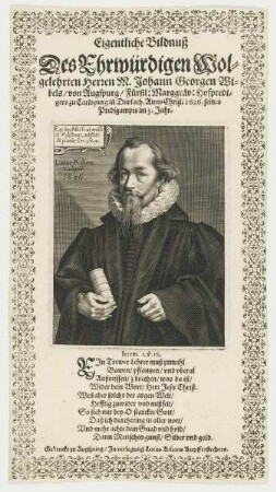 Bildnis des Johann Georg Wibel