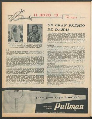 Un gran premio de damas : El hoyo 19