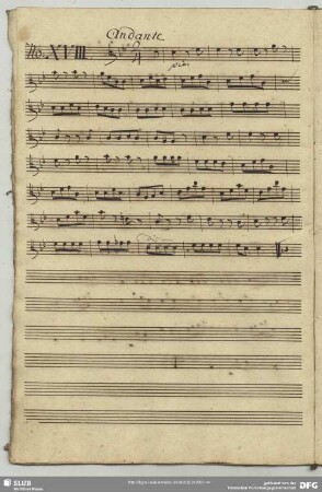 18. Anonymus, Andante, B-Dur