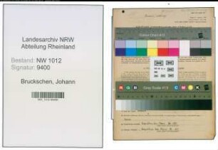 Entnazifizierung Johann Bruckschen , geb. 30.10.1879 (Landwirt)