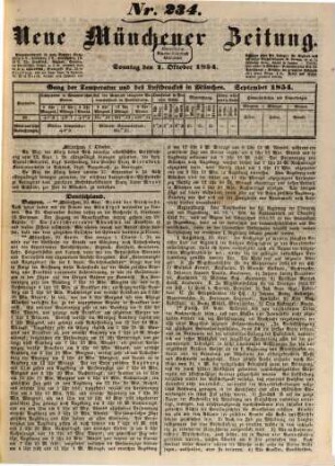 Neue Münchener Zeitung. 1854, 10 - 12