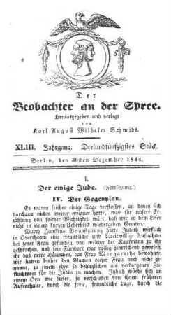 53. Stueck, 30. Dezember 1844