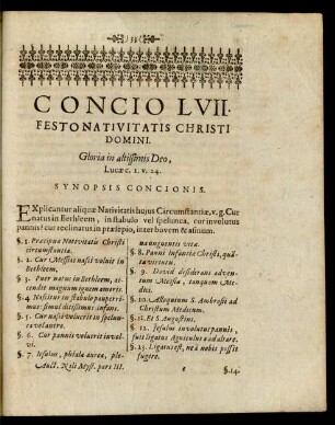 Concio LVII. Festo Nativitatis Christi Domini.