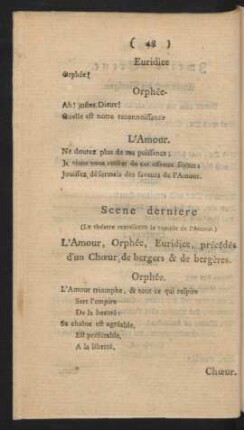 Scene derniere = Dritte und letzte Scene