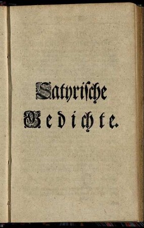 Satyrische Gedichte
