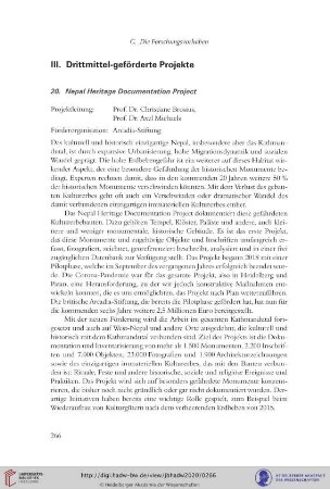 20. Nepal Heritage Documentation Project