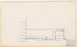 Schauspielhaus, Bochum: Werkstattgebäude: Hofansicht 1:100