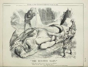 "The monster slain"