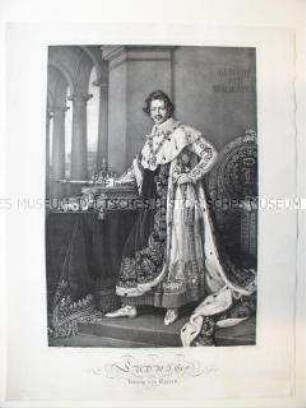 Staatsporträt König Ludwigs I. von Bayern