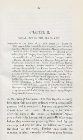 Chapter II. Social life of the Sea Dayaks