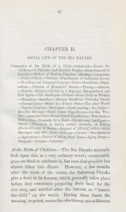Chapter II. Social life of the Sea Dayaks