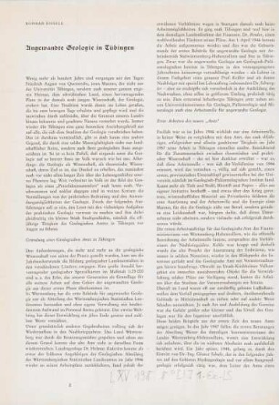 2-7 Angewandte Geologie in Tübingen