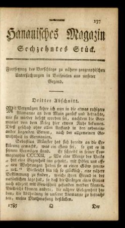 Sechzehntes Stück