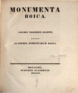 Monumenta Boica, 34,1=Collectio nova 7,1. Monumenta episcopatus Augustani