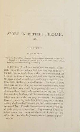 Chapter I. Upper Burmah
