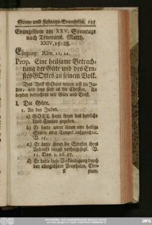 Evangelium am XXV. Sonntage nach Trinitatis. Matth. XXIV, 15 - 28.