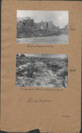 Straße in Langemark Sept. 1917