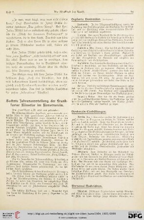 4: Sechste Jahresausstellung der Frankfurter Künstler im Kunstverein