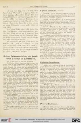4: Sechste Jahresausstellung der Frankfurter Künstler im Kunstverein