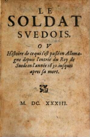 Le soldat suedois