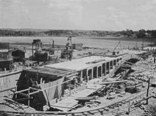 Bau der Brücke bei Bergern (1911-1914)/Mittellandkanal