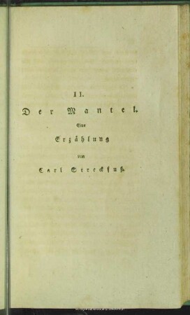 II. Der Mantel