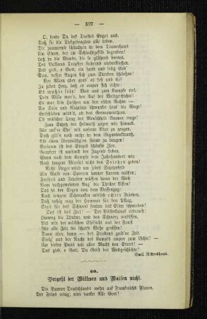 Vergeßt der Wittwen und Waisen nicht
