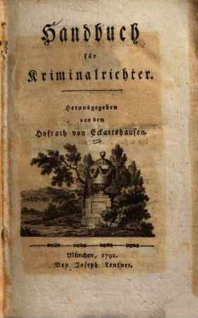 Handbuch für Kriminalrichter