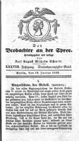23. Stueck, 10. Juni 1839