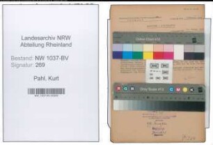 Entnazifizierung Kurt Pahl , geb. 14.02.1908 (Angestellter)