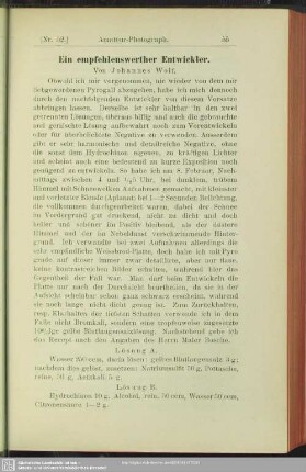 Ein empfehlenswerther Entwickler