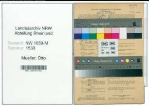 Entnazifizierung Otto Mueller , geb. 22.08.1893 (Lehrer)