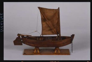 Modell eines Segelbootes (Fischerboot)