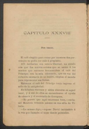 Capítulo XXXVIII - Dos tunos.