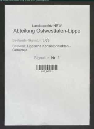 Erste Reformation