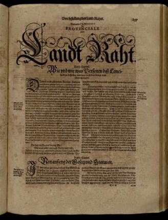 Das ander Concilium Ist Provinciale
