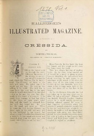 Hallberger's illustrated magazine. 1878,1