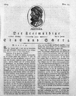 Nro. 12., Dienstag den 17. Januar