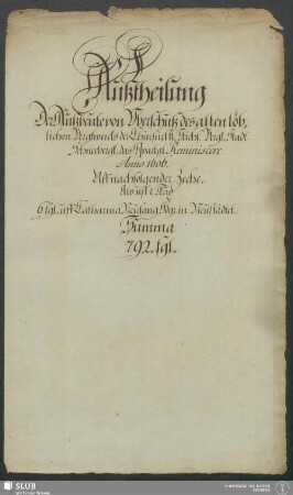 Reminiscere 1606: VIII 341 4. (1606,1)