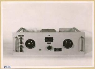 Charakterograph - Einschub LU 18330 (1) - Frontansicht; Foto 1953