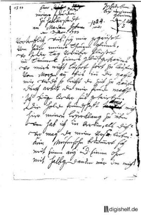 1310: Brief von Anna Louisa Karsch an Madame Hofmann