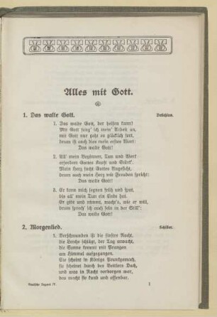 Alles mit Gott
