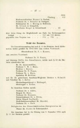 Wahl der Beamten