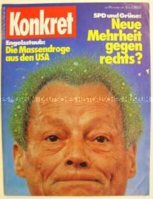 Linke Monatszeitschrift "Konkret" u.a. zu einer möglichen Koalition von SPD und Grünen in Hamburg