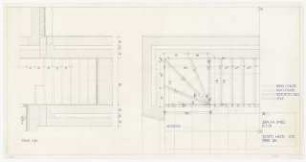 Wohnhaus Cave, Ios: Details Treppe 1:10