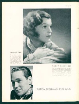 Figuras reveladas por julio
