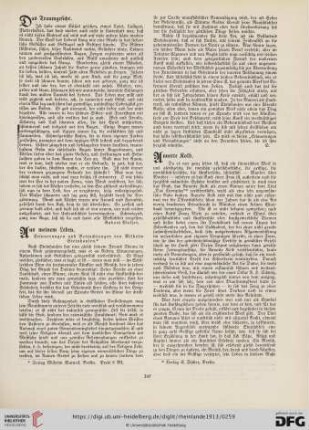 Aus meinem Leben : Erinnerungen und Betrachtungen von Wilhelm Steinhausen