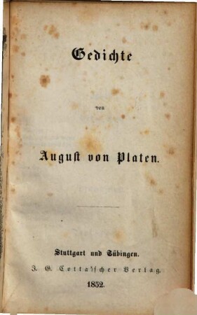 Gedichte