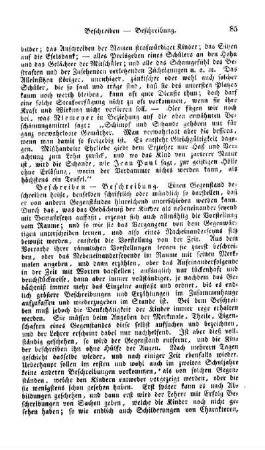 Beschreiben - Beschreibung