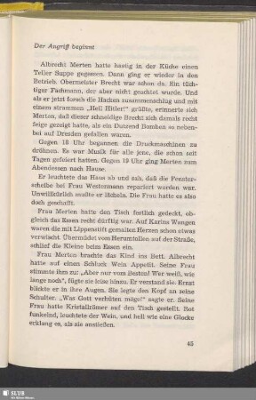 Der Angriff beginnt